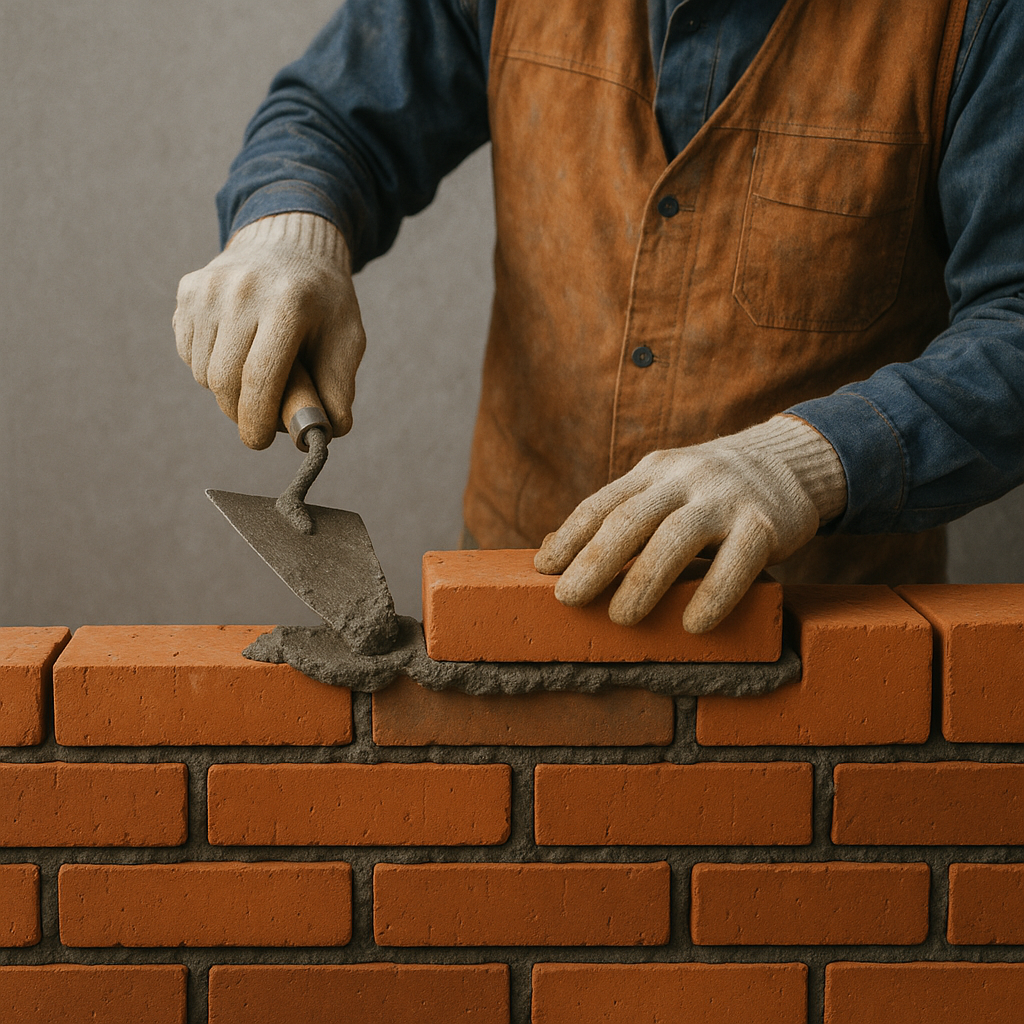 20250818 1206 bricklaying craftsmanship simple compose 01k2xzx98teq7snc6x4mq3z5yj